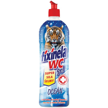 Fixinela Oceán Wc gel síla šelmy, WC čistič, 750 ml