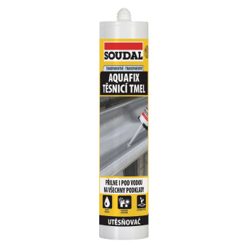 Soudal Aquafix těsnící tmel proti vodě, čirá, 300 ml
