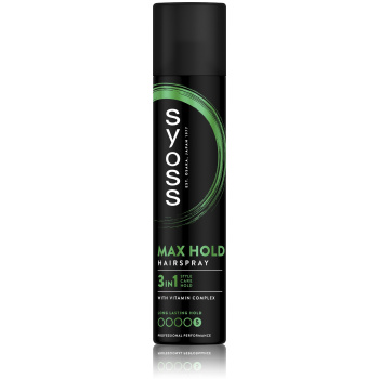 Syoss Max Hold Lak na vlasy pro mega silnou fixaci 5, 300 ml