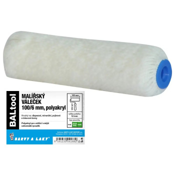 BARVY A LAKY HOSTIVAŘ váleček na malování pro držák 6 mm, 100 mm