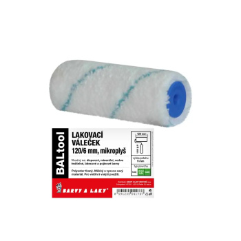 BARVY A LAKY HOSTIVAŘ mikroplyš váleček na malování pro držák 6 mm, 120 mm