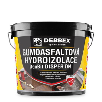 Den Braven DenBit Disper DN gumoasfaltová hydroizolace, 10 kg