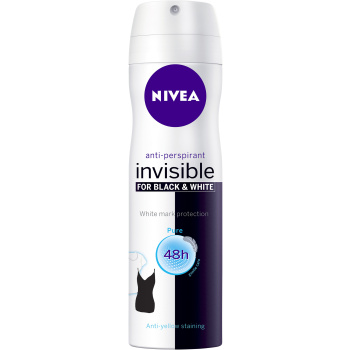 Nivea Black & White Invisible Pure antiperspirant 150 ml
