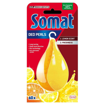 Somat osvěžovač myčky Deo Duo Perls Lemon & Orange, 17 g