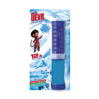 Dr. Devil 3v1 Point Block WC blok v tubě Polar Aqua, 75 ml