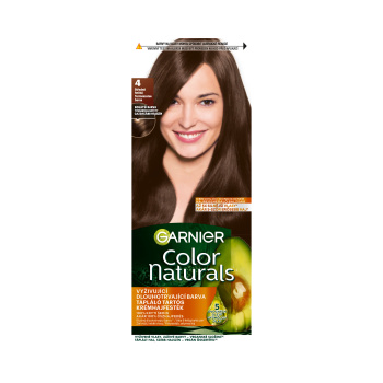 Garnier Color Naturals Creme barva na vlasy, odstín středně hnědá 4