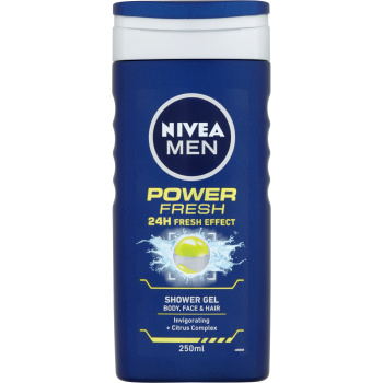 Nivea Men Power sprchový gel, 250 ml