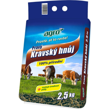 Agro kravský hnůj, 2,5 kg