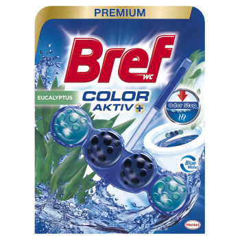 Bref WC blok Color Aktiv Eucalyptus, 50 g