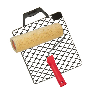 Spokar Uni Plyš žlutozelený univerzální váleček na malování s držákem a mřížkou, 240 mm