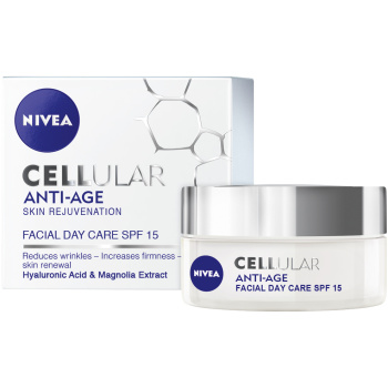 Nivea Hyaluron Cellular Filler + Firming OF15 zpevňující denní krém, 50 ml
