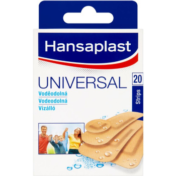 Hansaplast Universal voděodolná náplast, 20 ks