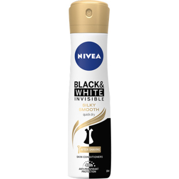 Nivea Black & White Invisible Silky Smooth antiperspirant, 150 ml