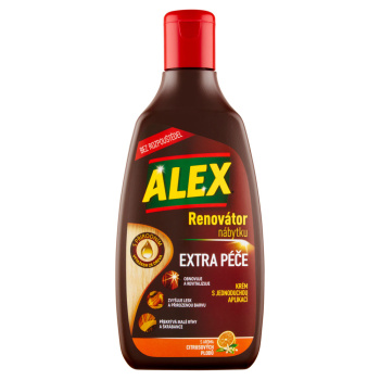 Alex Renovátor nábytku s aroma citrusových plodů extra péče, 250 ml