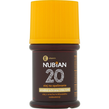 Nubian OF 20 olej na opalování, 60 ml