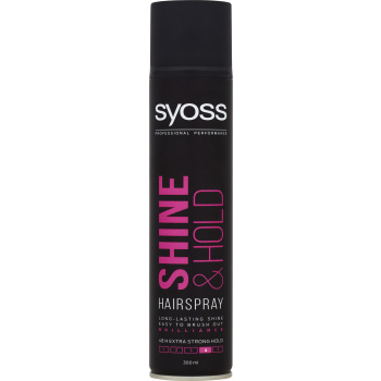 Syoss Shine & Hold, lak na vlasy extra silná fixace 4, 300 ml