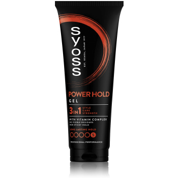 Syoss Men Power Hold tvarující gel, 250 ml
