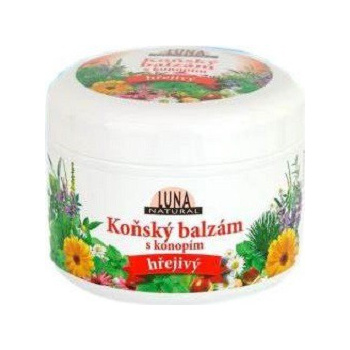 Luna Natural koňský balzám s konopím hřejivý 300 ml