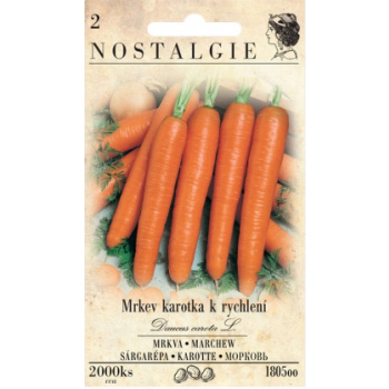 Nohel Garden, mrkev karotka k rychlení, 2000 semen