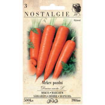 Nohel Garden mrkev pozdní Maxima, 500 semen