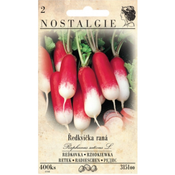 Nohel Garden ředkvička raná válcovitá, 400 semen