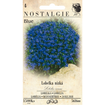 Nohel Garden lobelka drobná nízká modrá, 1500 semen
