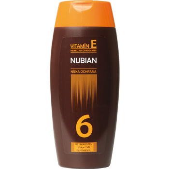 Nubian OF 6 mléko na opalovaní, 200 ml