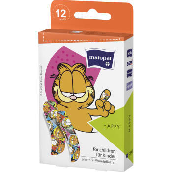 Matopat Happy náplasti pro děti, 12 ks