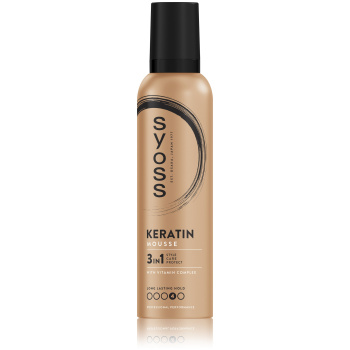 Syoss Keratin Style Perfection, pěnové tužidlo extra silná fixace 4, 250 ml