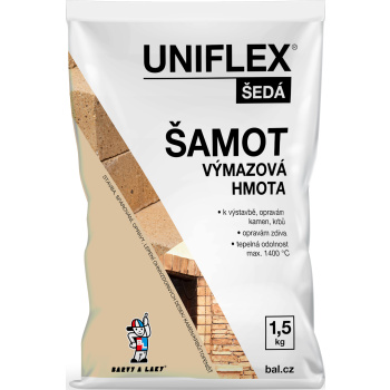 Uniflex šamotová výmazová hmota, 1,5 kg
