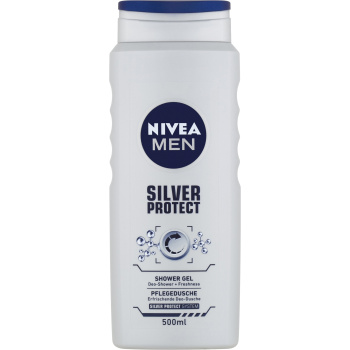 Nivea Men Silver Protect sprchový gel, 500 ml