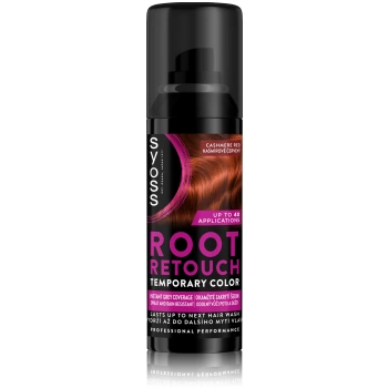 Syoss Root Retouch sprej pro dočasné zakrytí odrostů Kašmírově červený, 120 ml