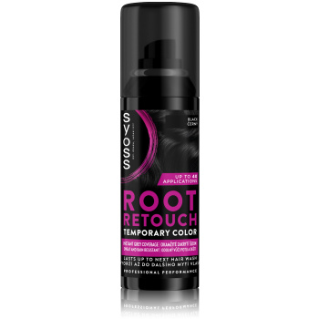 Syoss Root Retouch sprej pro dočasné zakrytí odrostů Černý, 120 ml