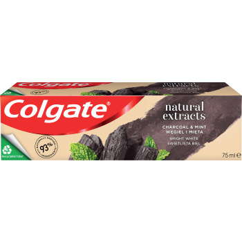 Colgate zubní pasta Natural Extracts Charcoal, 75 ml