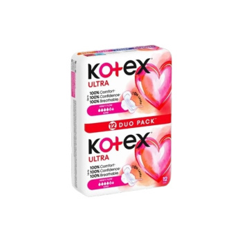 Kotex Ultra Super Duo Pack dámské vložky, 12 ks