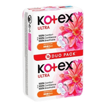 Kotex Ultra Normal Duo Pack intimní vložky, 16 ks