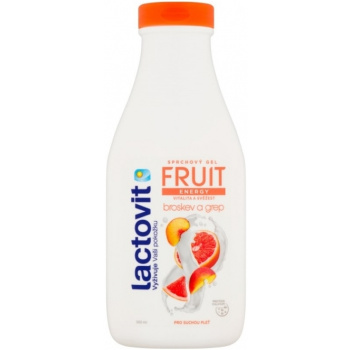 Lactovit Fruit Energy broskev a grep sprchový gel, 500 ml