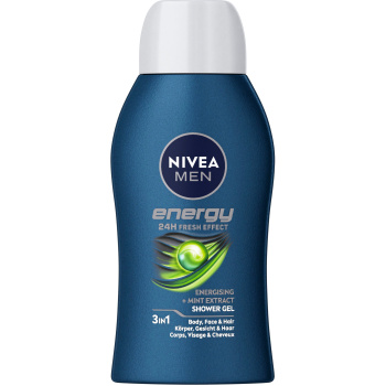 Sprchový gel pro muže 3v1 Fresh Energy mini, 50 ml