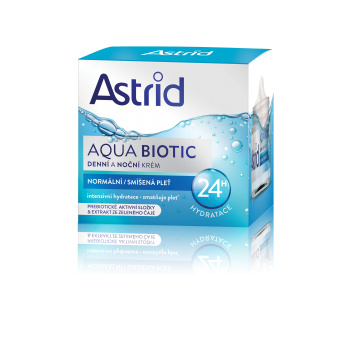 Astrid Aqua Biotic denní a noční krém normální a smíšená pleť, 50 ml