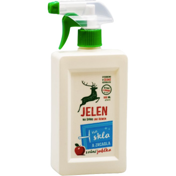 Jelen na skla a zrcadla, jablko, 500 ml