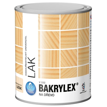 BAKRYLEX Univerzál Lesk disperzní lak na dřevo bezbarvý V1302