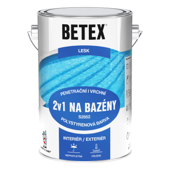 Betex s2852 2v1 základní i vrchní barva na bazény 0440 tmavě modrá, 4 kg