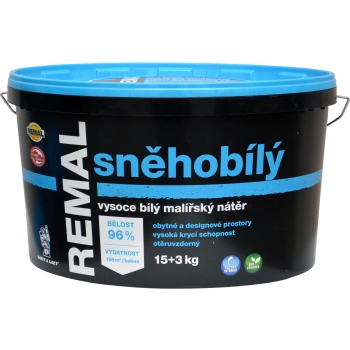 REMAL Sněhobílý vysoce bílá barva na zeď