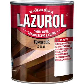 LAZUROL Topdecor tenkovrstvá lazura na&nbsp;dřevo S1035