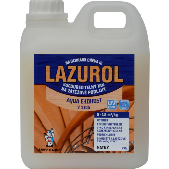 Lazurol Aqua Ekohost mat V1305 podlahový lak, 2 kg