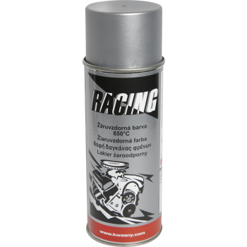 Auto-K Racing žáruvzdorná barva 650 °C, stříbrná, 400 ml