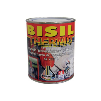 Bisil Thermo žáruvzdorná barva 700 °C, stříbrná, 80 g