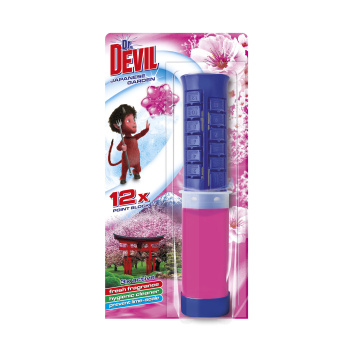 Dr. Devil 3v1 Point Block WC blok v tubě Japanese Garden, 75 ml