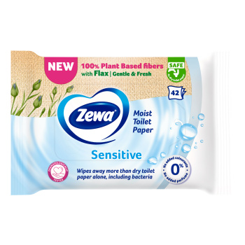 Zewa Pure Moist Toilet Tissue vlhčený toaletní papír, 42 ks