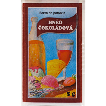 Aroco práškové potravinářské barvivo, hnědá čokoláda, 5 g